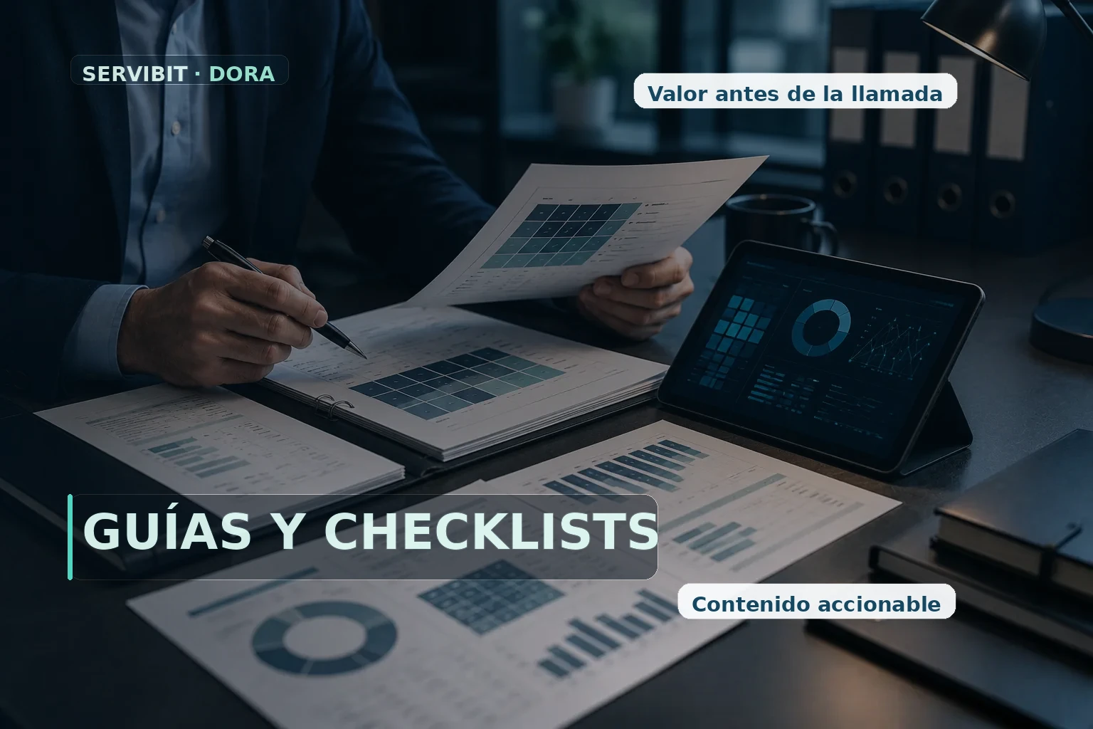 Portada conceptual del recurso Roadmap DORA de 90 días